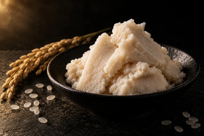 Japanese sake kasu for food technology development